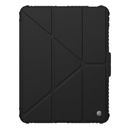 For iPad Pro 11 2024 NILLKIN Bumper Pro Multi-angle Folding Style Tablet Leather Case(Black) - More iPad Cases by NILLKIN | Online Shopping South Africa | PMC Jewellery