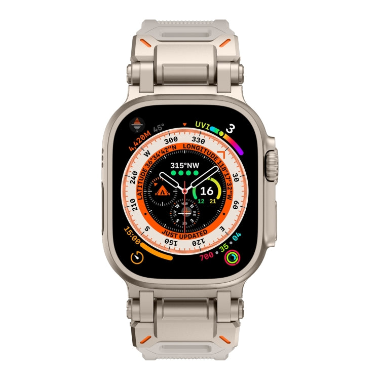 For Apple Watch Series 4 44mm Explorer TPU Watch Band(Titanium Starlight) - free shipping - PMC TechLife - Order now!