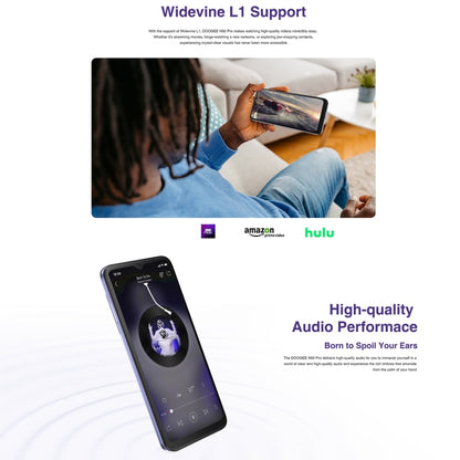 [HK Warehouse] DOOGEE N50 Pro, 8GB+256GB, Side Fingerprint, 6.52 inch Android 13 Spreadtrum T606 Octa Core 1.6GHz, Network: 4G, OTG(Purple) - DOOGEE by DOOGEE | Online Shopping South Africa | PMC Jewellery