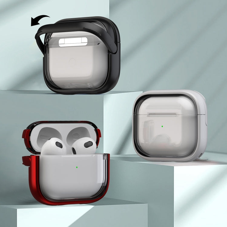 For AirPods Pro 2  TPU Hybrid PC Case with Holder(Dark Blue) - For AirPods Pro 2 by PMC Jewellery | Online Shopping South Africa | PMC Jewellery | Buy Now Pay Later Mobicred