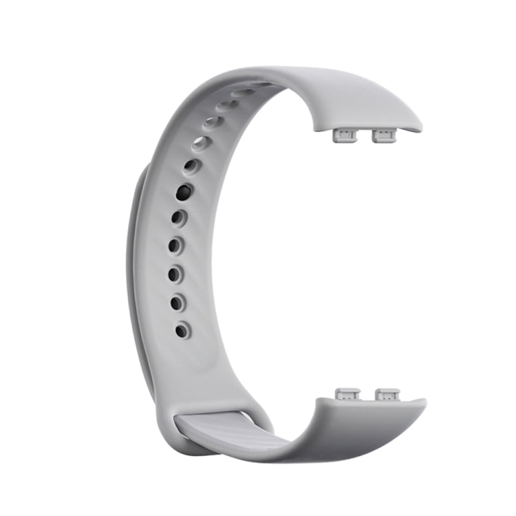 For Honor Band 9 Black Buckle TPU Watch Band(Grey) - Watch Bands by PMC TechLife | Online Shopping South Africa | PMC TechLife