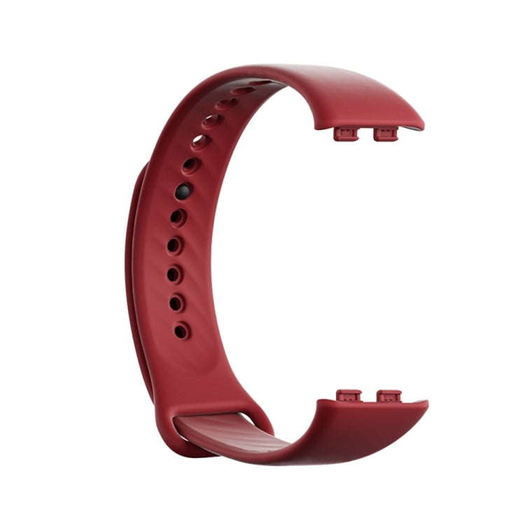 For Honor Band 9 Black Buckle TPU Watch Band(Wine Red) - Watch Bands by PMC TechLife | Online Shopping South Africa | PMC TechLife