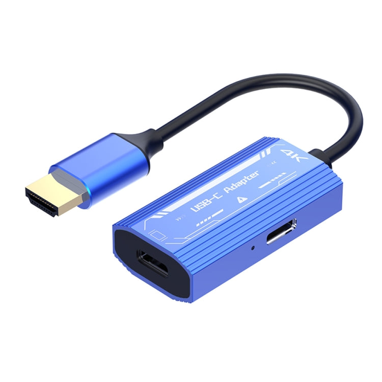 H161 4K 60HZ HDMI to Dual USB-C/Type-C Video Adapter Cable - Converter by PMC Jewellery | Online Shopping South Africa | PMC Jewellery | Buy Now Pay Later Mobicred