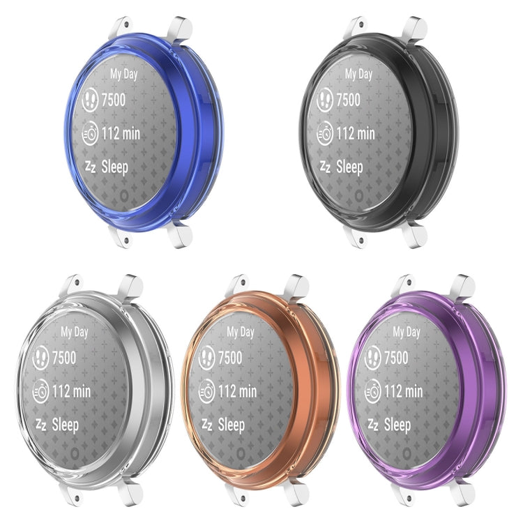 For Garmin Lily 2 Half Pack Hollow TPU Watch Protective Case(Transparent) - Watch Cases by PMC Jewellery | Online Shopping South Africa | PMC Jewellery