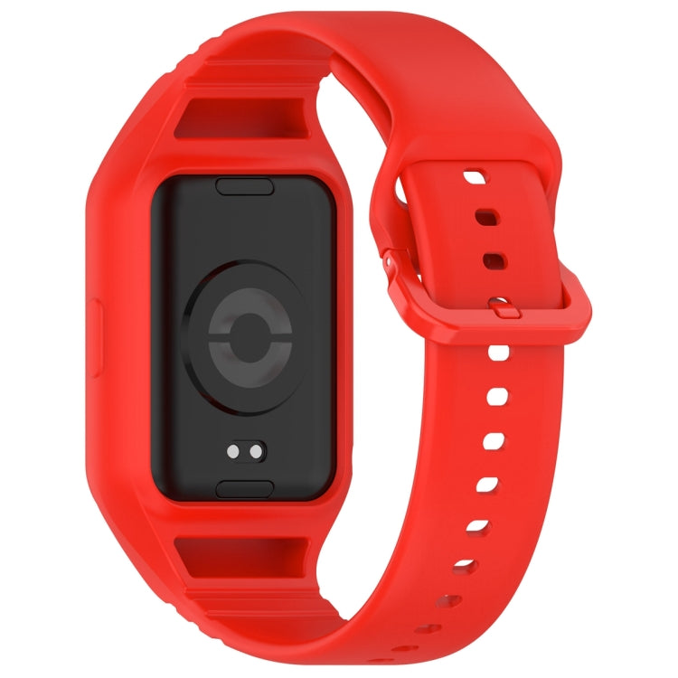 For Xiaomi Mi Band 8 Pro Solid Color Integrated TPU Watch Band(Red) - free shipping - PMC TechLife - Order now!