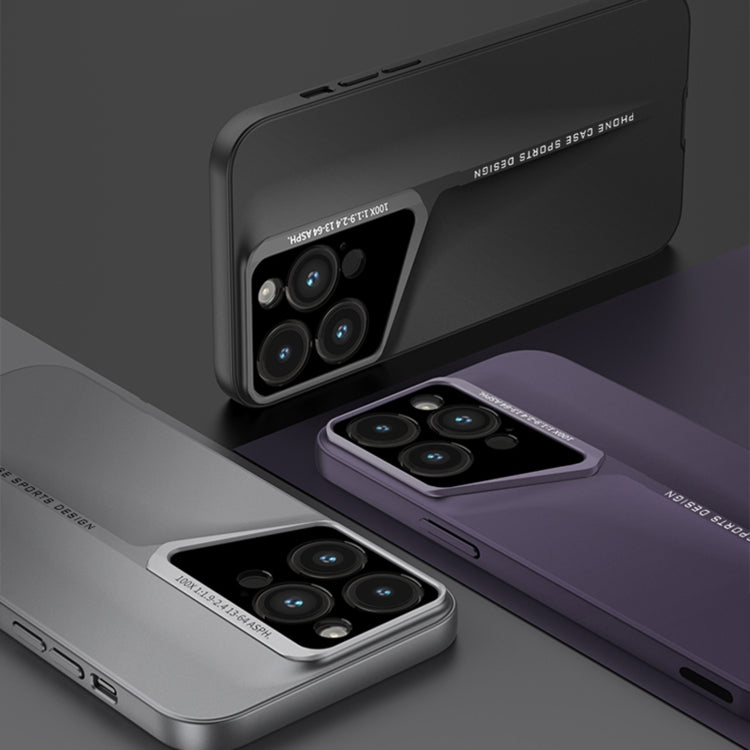 For iPhone 16 GKK Blade Ultra-thin Full Coverage Phone Case(Grey) - iPhone 16 Cases by GKK | Online Shopping South Africa | PMC TechLife | Buy Now Pay Later Mobicred