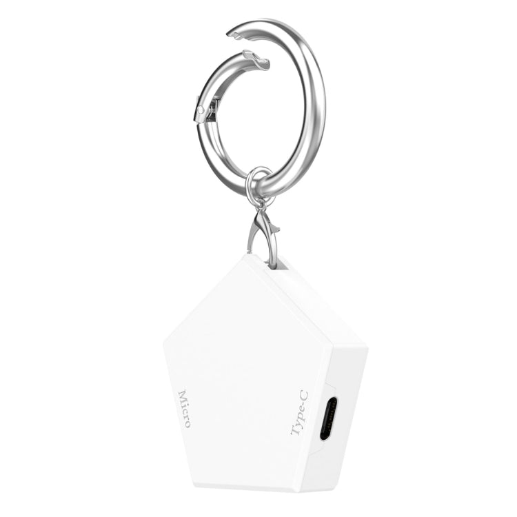 For OPPO Watch X / OnePlus Watch 2 Portable Smart Watch Charger(White) - Charger by PMC Jewellery | Online Shopping South Africa | PMC Jewellery