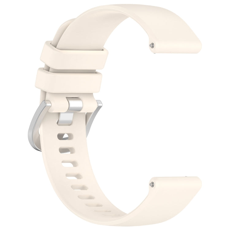 For Xiaomi Watch 2 Liquid Glossy Silver Buckle Silicone Watch Band(Starlight Color) - Watch Bands by PMC Jewellery | Online Shopping South Africa | PMC Jewellery