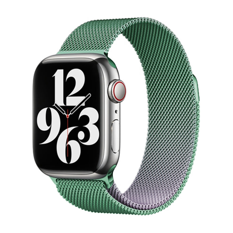 For Apple Watch Series 3 38mm Milan Gradient Loop Magnetic Buckle Watch Band(Light Violet) - Watch Bands by PMC TechLife | Online Shopping South Africa | PMC TechLife