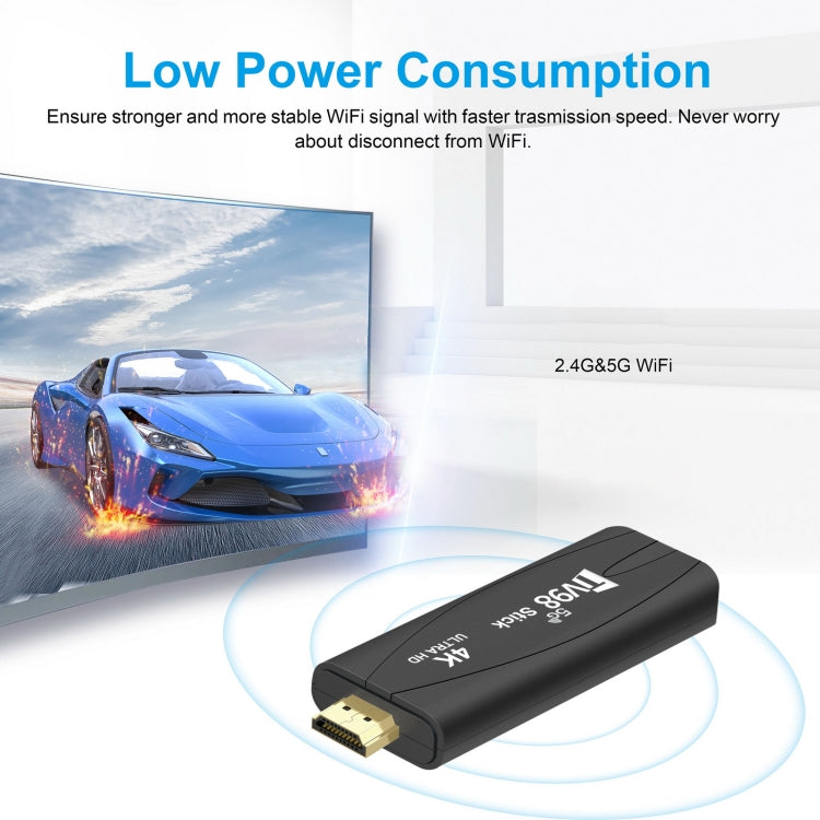 TV98 Rockchip 3228A Quad Core 4K HD Bluetooth Android TV Stick, RAM:4GB+32GB(AU Plug) - Android TV Sticks by PMC TechLife | Online Shopping South Africa | PMC TechLife | Buy Now Pay Later Mobicred