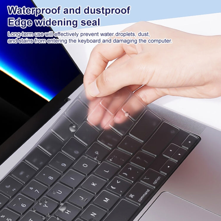 For MacBook Pro 14.2 inch 2021 ZGA Contact Invisible TPU Keyboard Protective Film - Keyboard Protector by ZGA | Online Shopping South Africa | PMC Jewellery | Buy Now Pay Later Mobicred