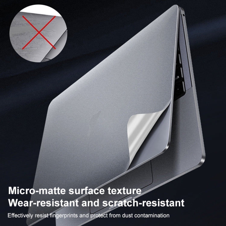 For MacBook Air 13.6 inch A2681 2022 ZGA 5 in 1 Laptop All-round Protective Film(Black) - Skin Sticker by ZGA | Online Shopping South Africa | PMC Jewellery | Buy Now Pay Later Mobicred