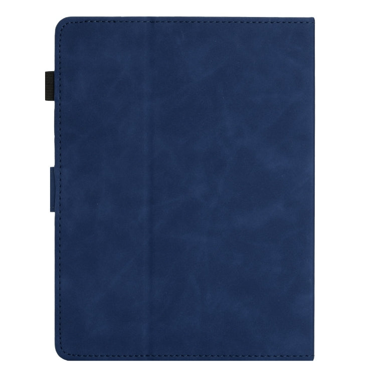 For 10 inch Universal Coconut Tree Embossed Leather Tablet Case(Blue) - 10 - 11 inch by PMC TechLife | Online Shopping South Africa | PMC TechLife | Buy Now Pay Later Mobicred