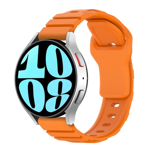 18mm Armor Silicone Watch Band(Orange) - 18mm Bands by PMC Jewellery | Online Shopping South Africa | PMC Jewellery | Buy Now Pay Later Mobicred