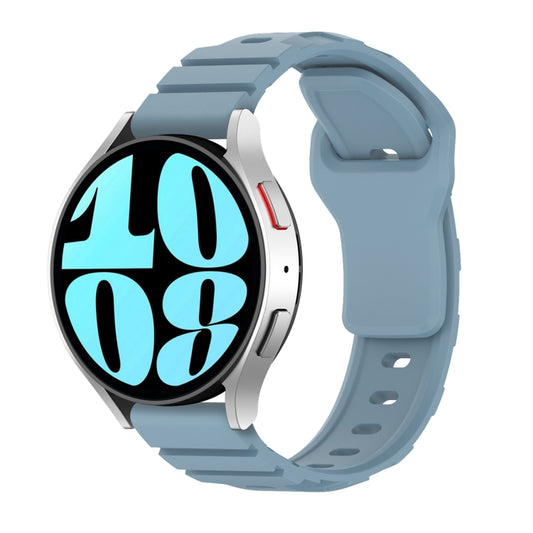 18mm Armor Silicone Watch Band(Rock Blue) - 18mm Bands by PMC Jewellery | Online Shopping South Africa | PMC Jewellery | Buy Now Pay Later Mobicred