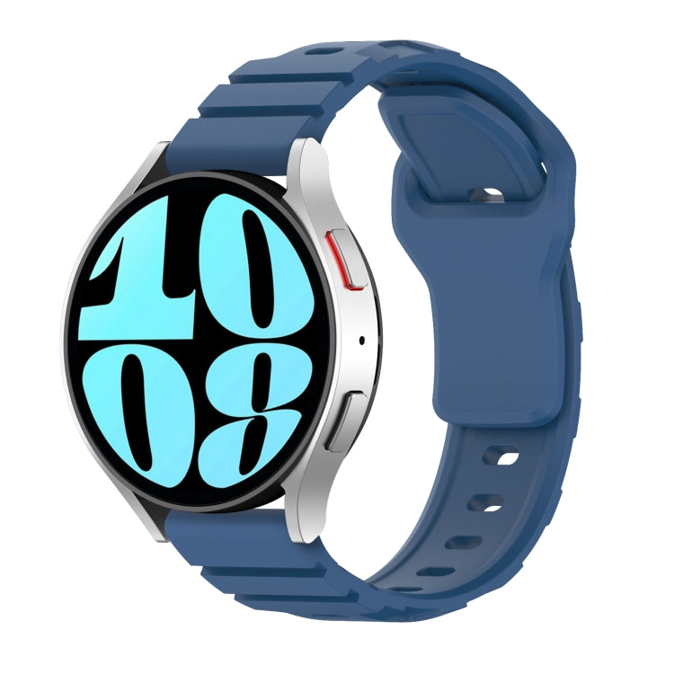 20mm Armor Silicone Watch Band(Dark Blue) - 20mm Bands by PMC TechLife | Online Shopping South Africa | PMC TechLife