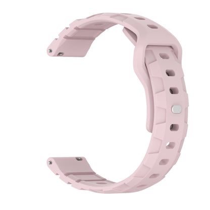 22mm Armor Silicone Watch Band(Pink) - 22mm Bands by PMC Jewellery | Online Shopping South Africa | PMC Jewellery