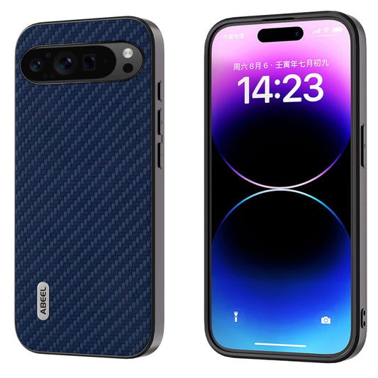 For Google Pixel 9 Pro ABEEL Carbon Fiber Texture Protective Phone Case(Dark Blue) - Google Cases by PMC Jewellery | Online Shopping South Africa | PMC Jewellery | Buy Now Pay Later Mobicred