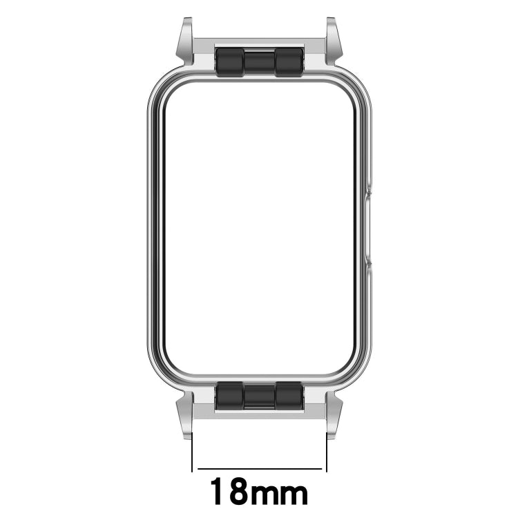 For Samsung Galaxy Fit 3 18mm Metal Frame Watch Protective Case(Black) - free shipping - PMC TechLife - Order now!