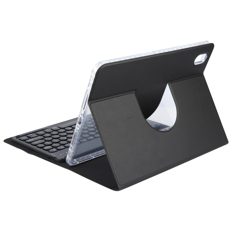 For Huawei MatePad Pro 11 2024 / 2022 Round Button Bluetooth Keyboard Rotatable Holder Leather Case(Black) - Huawei Keyboard by PMC TechLife | Online Shopping South Africa | PMC TechLife
