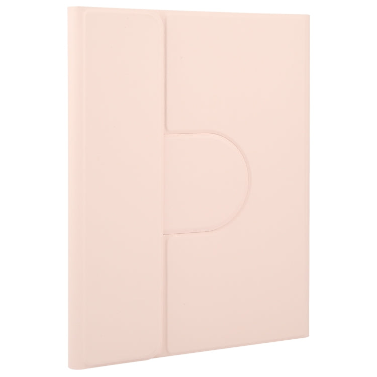 For Xiaomi Pad 6 Round Button Bluetooth Keyboard Rotatable Holder Leather Case(Rose Gold) - Others Keyboard by PMC TechLife | Online Shopping South Africa | PMC TechLife