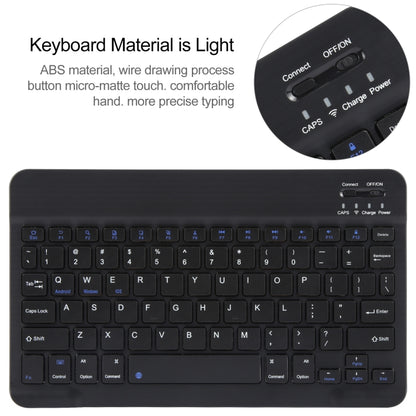 For Xiaomi Pad 6 Square Button Bluetooth Keyboard Rotatable Holder Leather Case(Black) - Others Keyboard by PMC Jewellery | Online Shopping South Africa | PMC Jewellery