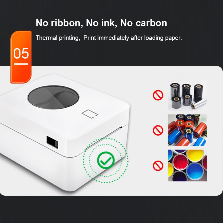 ZJ-9250 100x150mm USB Bluetooth Thermal Label Printer, Plug:EU Plug(Black) - Printer by PMC TechLife | Online Shopping South Africa | PMC TechLife | Buy Now Pay Later Mobicred