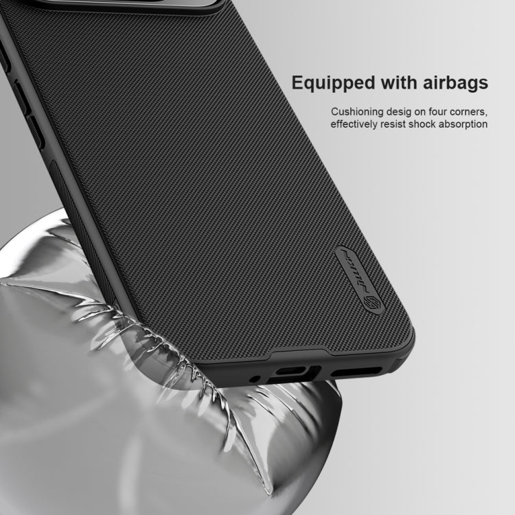 For Google Pixel 9 Pro NILLKIN Frosted Shield Pro PC + TPU Phone Case(Black) - Google Cases by NILLKIN | Online Shopping South Africa | PMC TechLife | Buy Now Pay Later Mobicred