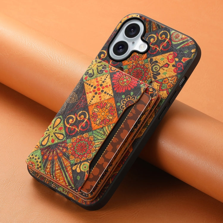 For iPhone 16 Card Slot Holder Phone Case(Autumn Yellow) - free shipping - PMC TechLife - Order now!