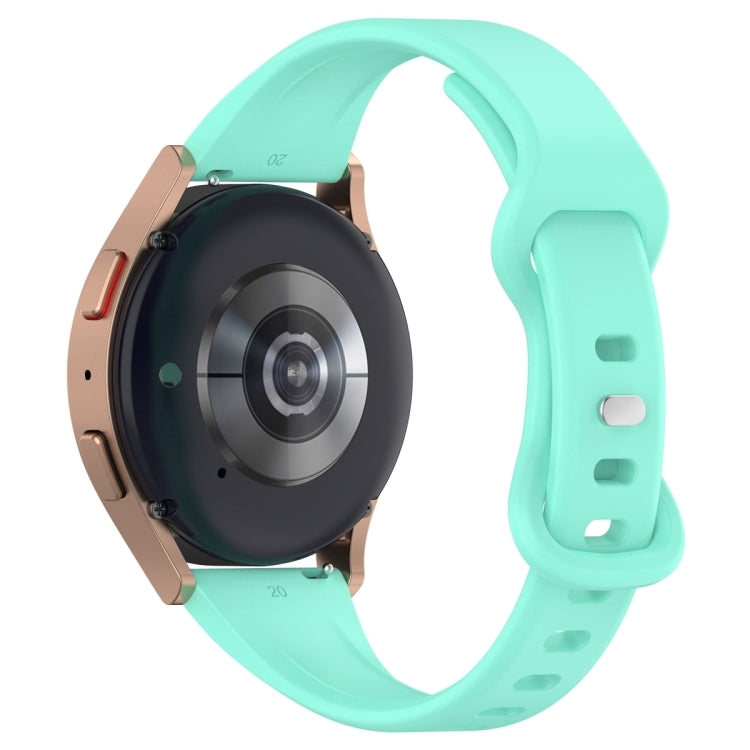 20mm Slim Reverse Buckle Silicone Watch Band(Teal) - 20mm Bands by PMC Jewellery | Online Shopping South Africa | PMC Jewellery