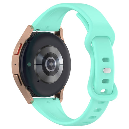 20mm Slim Reverse Buckle Silicone Watch Band(Teal) - 20mm Bands by PMC Jewellery | Online Shopping South Africa | PMC Jewellery