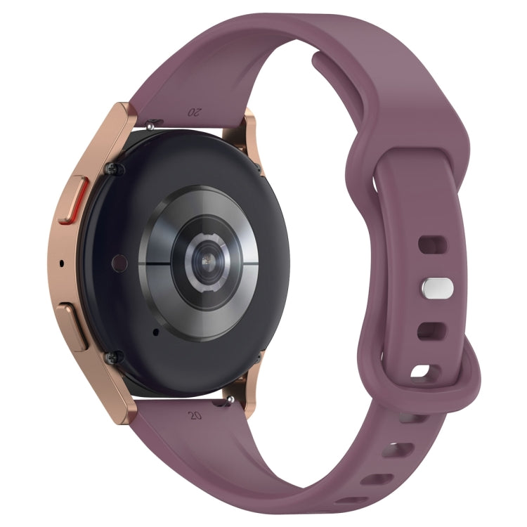 20mm Slim Reverse Buckle Silicone Watch Band(Purple) - 20mm Bands by PMC TechLife | Online Shopping South Africa | PMC TechLife