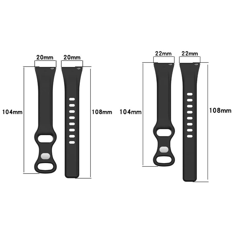 20mm Slim Reverse Buckle Silicone Watch Band(Grey) - 20mm Bands by PMC TechLife | Online Shopping South Africa | PMC TechLife