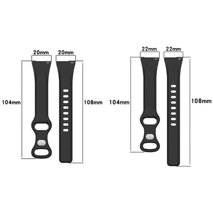 20mm Slim Reverse Buckle Silicone Watch Band(Grey) - 20mm Bands by PMC Jewellery | Online Shopping South Africa | PMC Jewellery