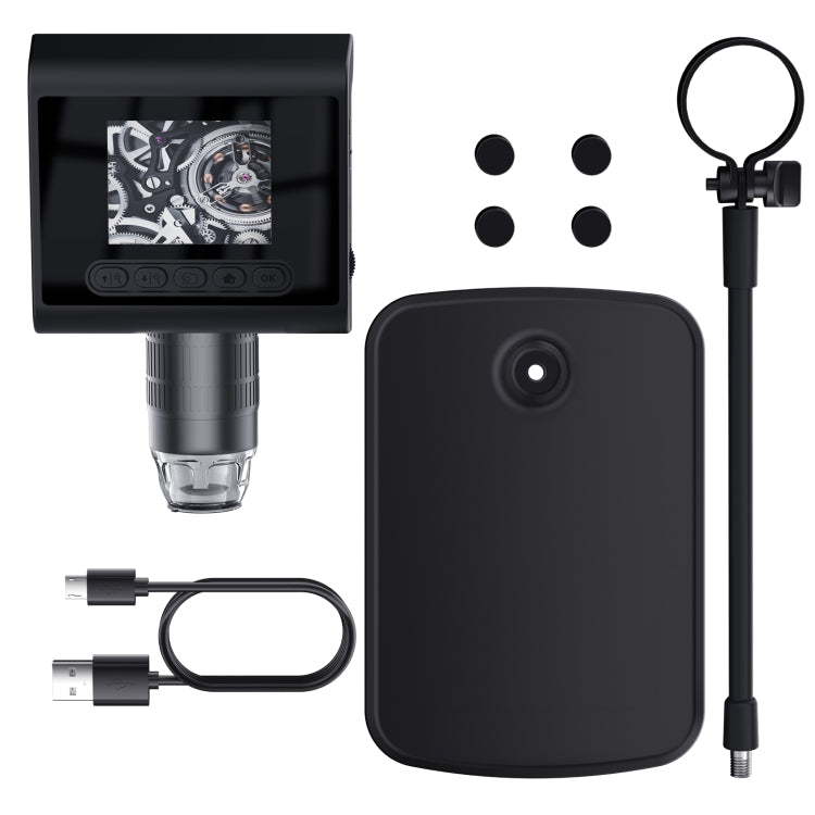 P190 1000X Desktop HD Digital Microscope with 2.4 inch Screen - Digital Microscope by PMC TechLife | Online Shopping South Africa | PMC TechLife | Buy Now Pay Later Mobicred