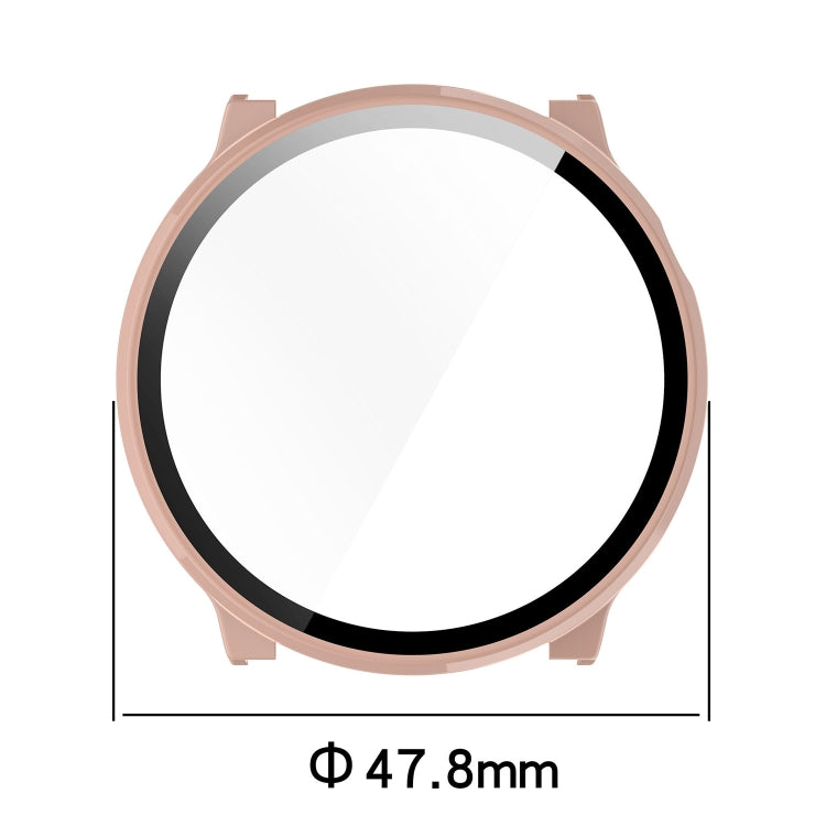 For Xiaomi Mibro Watch Lite 2 PC + Tempered Film Integrated Watch Protective Case(Black) - Watch Cases by PMC TechLife | Online Shopping South Africa | PMC TechLife | Buy Now Pay Later Mobicred