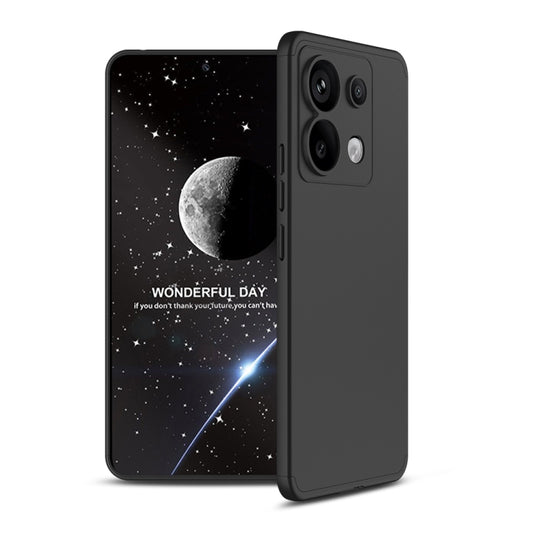 For Xiaomi Redmi Note 13 Pro 5G GKK Three Stage Splicing Full Coverage PC Phone Case(Black) - Xiaomi Cases by GKK | Online Shopping South Africa | PMC Jewellery | Buy Now Pay Later Mobicred