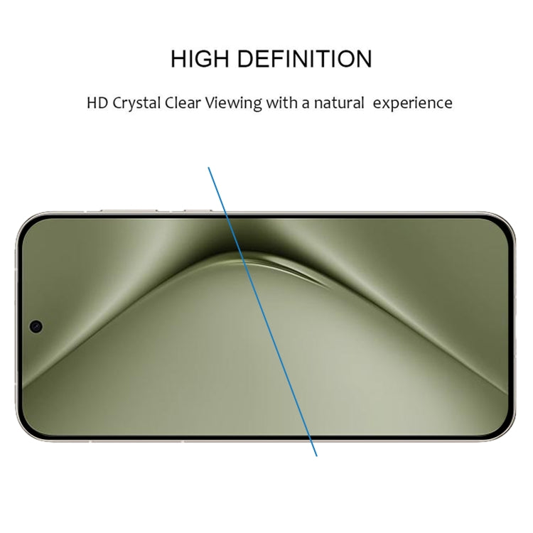 For Huawei Pura 70 Ultra Edge Glue 9H HD 3D Curved Edge Tempered Glass Film(Black) - Huawei Tempered Glass by PMC Jewellery | Online Shopping South Africa | PMC Jewellery | Buy Now Pay Later Mobicred