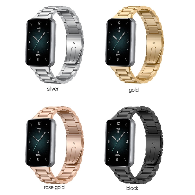 For Honor Band 9 Three Strains Metal Watch Band(Gold) - free shipping - PMC TechLife - Order now!