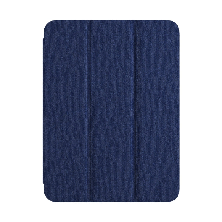 For iPad 2025 / 2022 ZGA Tri-Fold Voltage Smart Leather Tablet Case(Blue) - free shipping - PMc TechLife - Order now!
