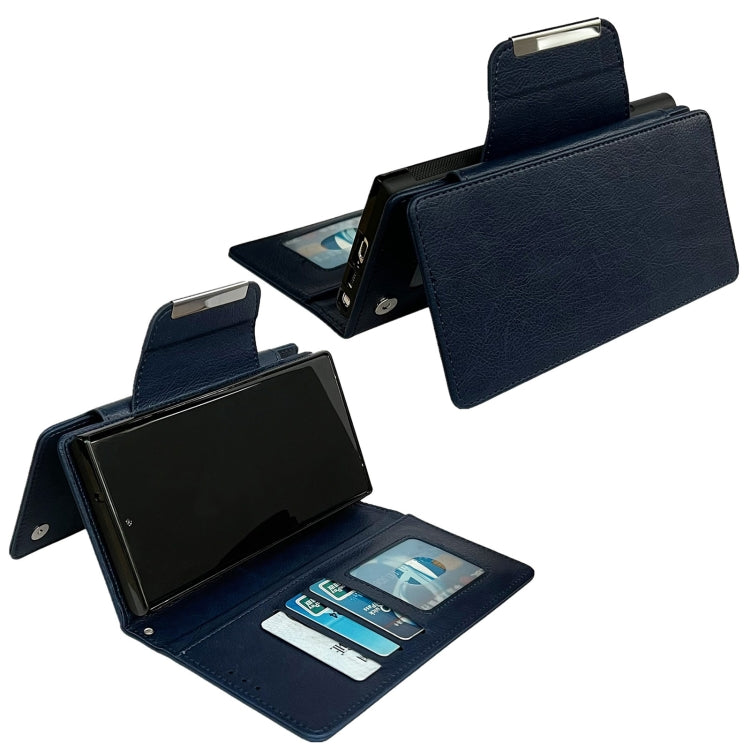For Google Pixel 8a Multifunctional 7-Card Wallet Leather Phone Case(Royal Blue) - Google Cases by PMC TechLife | Online Shopping South Africa | PMC TechLife | Buy Now Pay Later Mobicred