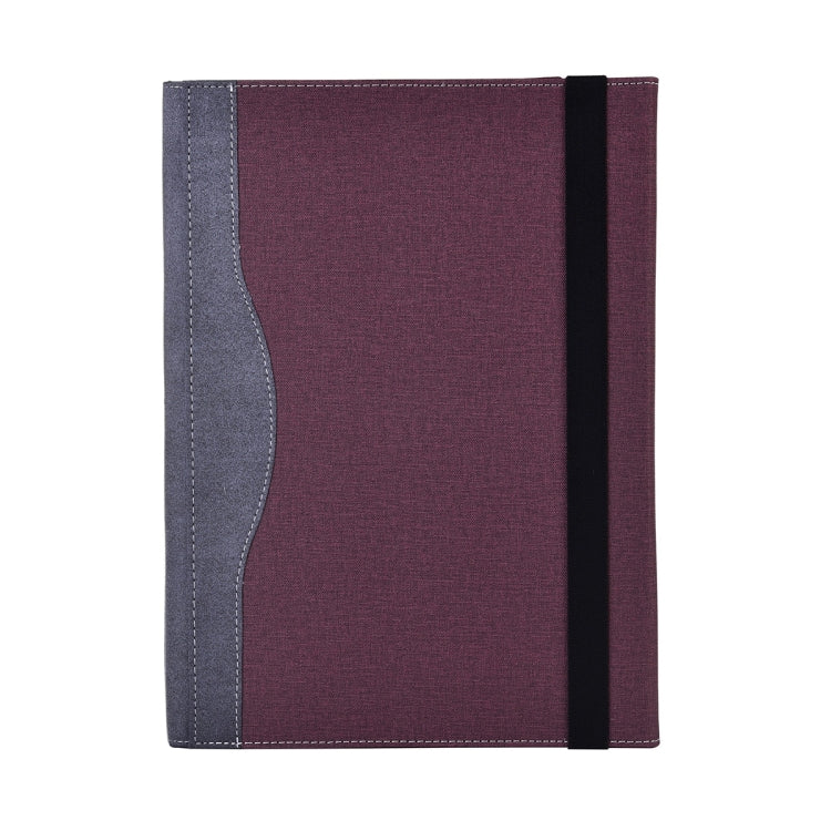 For Lenovo ThinkPad X1 Yoga Gen 5 Cloth Texture Laptop Leather Protective Case(Wine Red) - Other by PMC Jewellery | Online Shopping South Africa | PMC Jewellery | Buy Now Pay Later Mobicred