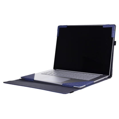 For Lenovo ThinkPad X1 Carbon 14 Gen 6 Cloth Texture Laptop Leather Protective Case(Deep Blue) - Other by PMC Jewellery | Online Shopping South Africa | PMC Jewellery | Buy Now Pay Later Mobicred