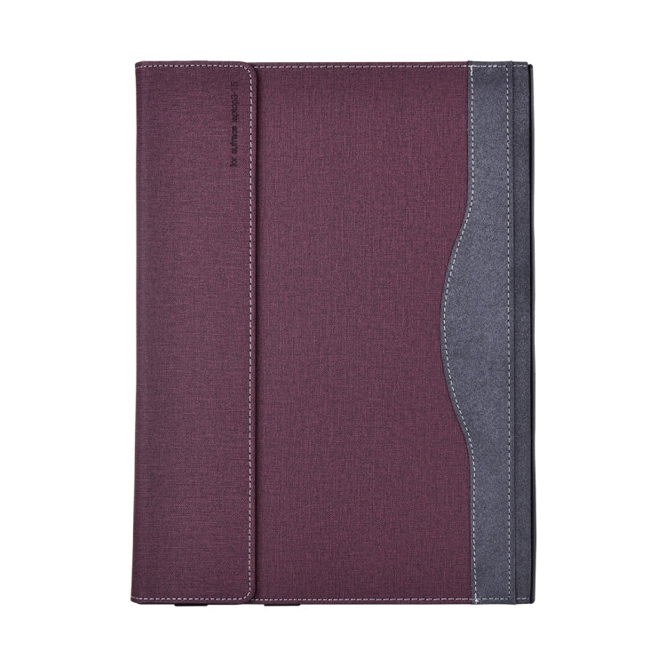 For Lenovo ThinkPad X1 Carbon Gen 8 Cloth Texture Laptop Leather Protective Case(Wine Red) - Other by PMC Jewellery | Online Shopping South Africa | PMC Jewellery | Buy Now Pay Later Mobicred