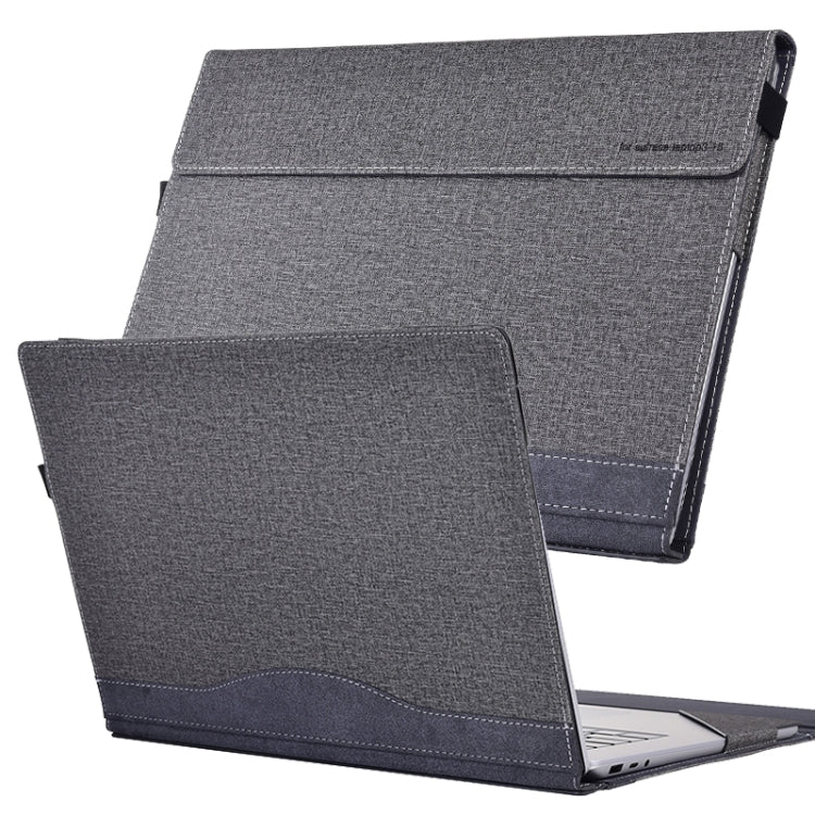 For Lenovo ThinkPad X1 Yoga Gen 7 14 inch Cloth Texture Laptop Leather Protective Case(Space Ash) - Other by PMC Jewellery | Online Shopping South Africa | PMC Jewellery | Buy Now Pay Later Mobicred