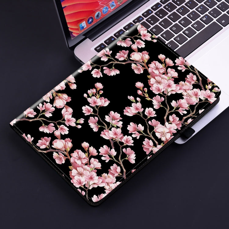 For Huawei MatePad SE 11 2024 Crystal Texture Painted Leather Smart Tablet Case(Plum Bossom) - Huawei by PMC Jewellery | Online Shopping South Africa | PMC Jewellery | Buy Now Pay Later Mobicred