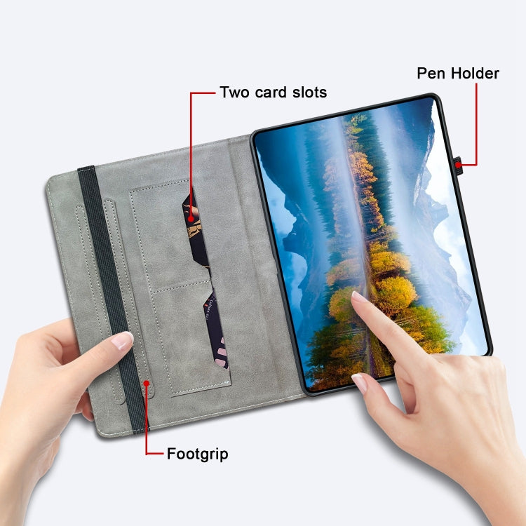 For Lenovo M10 Plus 10.3 Crystal Texture Painted Leather Tablet Case(Cat Reflection Tiger) - free shipping - PMC TechLife - Order now!