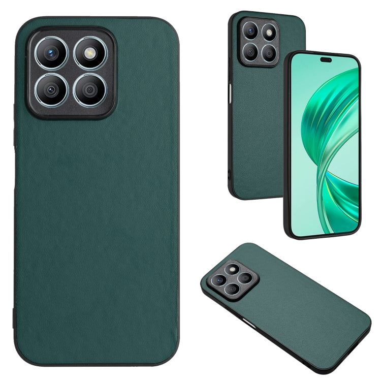 For Honor X8b 4G Global R20 Leather Pattern Phone Single Case(Green) - Honor Cases by PMC TechLife | Online Shopping South Africa | PMC TechLife | Buy Now Pay Later Mobicred