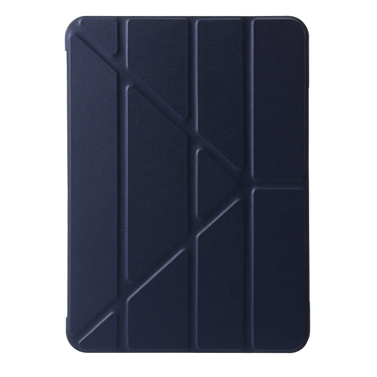 For iPad Air 11 2024 TPU Deformation Flip Leather Tablet Case with Holder(Dark Blue) - iPad Air 11 2024 Cases by PMC Jewellery | Online Shopping South Africa | PMC Jewellery | Buy Now Pay Later Mobicred