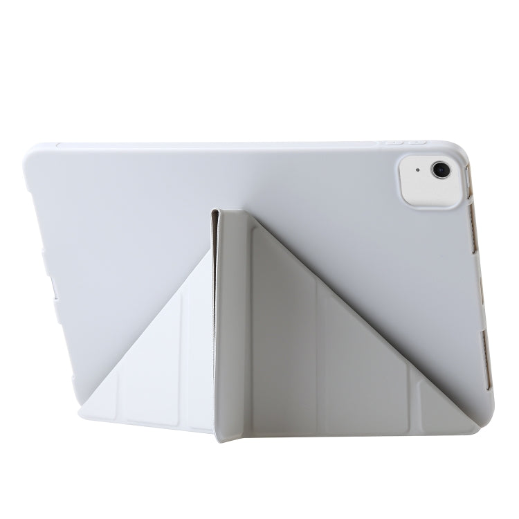 For iPad Air 11 2025 / 2024 TPU Deformation Flip Leather Tablet Case with Holder(Grey) - iPad Air 11 2025 / 2024 Cases by PMC Jewellery | Online Shopping South Africa | PMC Jewellery | Buy Now Pay Later Mobicred